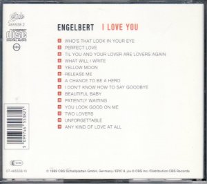 gebrauchter Tonträger – Engelbert Humperdink – Engelbert - I Love You | CD 1989 |