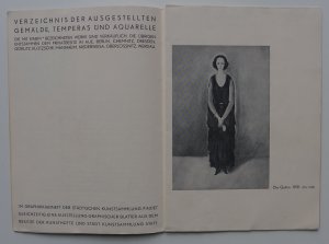 antiquarisches Buch – Gustav Schaffer – Originale Grafik (handsigniert, datiert) und 2 Ausstellungskataloge 1920 / 1931