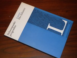 antiquarisches Buch – Horst Holtermann – Schwerpunktprogramm Latein - Der Infinitiv