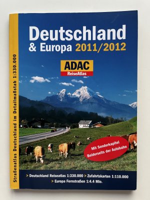 ADAC Reiseatlas, Deutschland & Europa 2011/2012 Karten im Maßstab 1:330.000