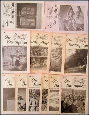 Die Bienenpflege. Monatsschrift des Landesverbandes Württembergischer Imker. 11 Hefte von 1960, 1 Heft von 1962