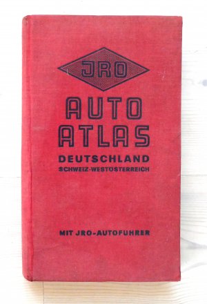 antiquarisches Buch – JRO Auto Atlas – JRO Auto Atlas Deutschland  Schweiz Österreich mit Autoführer