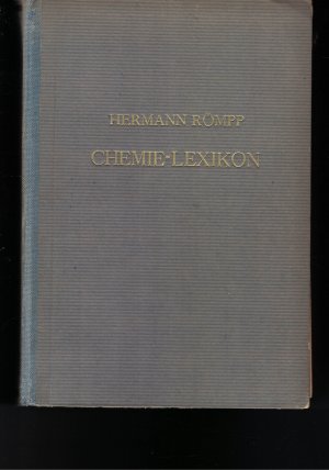 Chemie-Lexikon Herausgegeben unter Lizent Nr. 21 der Nachrichtenkontrolle der Militärregierung im Januar 1947, Auflage 5000 Exemplare