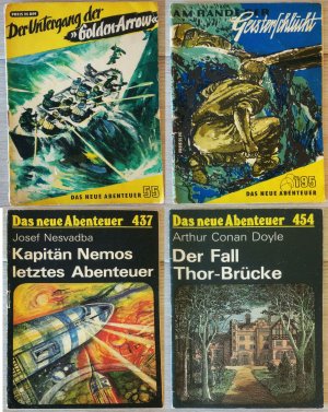 4 x Das neue Abenteuer, aus DDR-Serie, Nr. 55, 195, 437, 454, einzeln möglich!