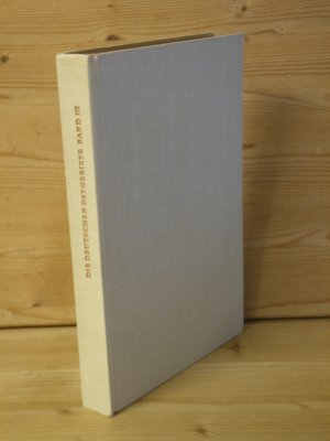 "die deutschen ostgebiete" ein handbuch band III / 3