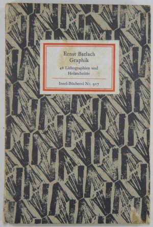 gebrauchtes Buch – Ernst Barlach – Graphik, 48 Lithographien und Holzschnitte Insel-Bücherei Nr. 917