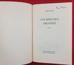 antiquarisches Buch – Pearl S. Buck – Das Mädchen Orchidee