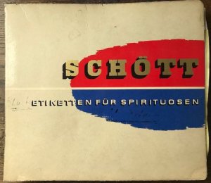 Schött Etiketten für Spirituosen