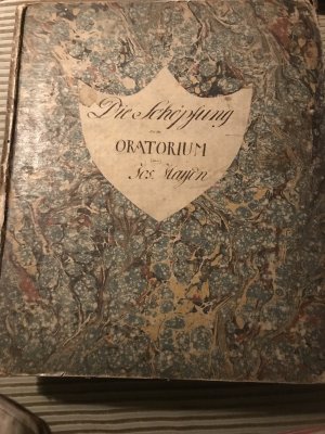 Joseph Haydn's Oratorium: Die Schöpfung. Im Klavierauszug von August Eberhard Müller. Text Deutsch.