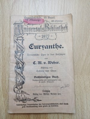 Euryanthe. Operntext