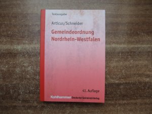 Gemeindeordnung Nordrhein-Westfalen - Textausgabe