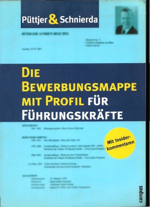 Die Bewerbungsmappe mit Profil für Führungskräfte