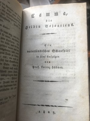 2 in 1) 1. Ludwig IV. genannt der Baier. Ein vaterländisches Schauspiel 2.) Camma, die Heldin Bojoariens. Garibald, der erste Koenig in Bojarien. Ein […]