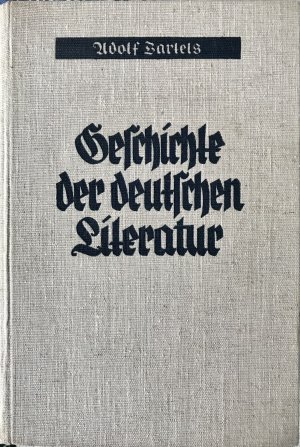 antiquarisches Buch – Adolf Bartels – Geschichte der deutschen Literatur mit V e r l a g s w e r b e b l a t t