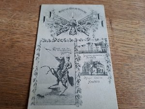 gebrauchtes Buch – Postkarte Krefeld um 1910:  Mit Gott für König und Vaterland