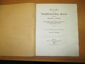 Bericht über die Naturhistorischen Reisen der Herren Ehrenberg und Hemprich durch Ägypten, Dongola, Syrien, Arabien und den östlichen Abfall des Habessinischen […]