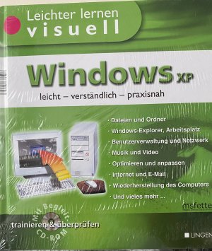 Leichter visuell lernen. WINDOWS XP. Mit Begleit-CD-ROM.  >>in ungeöffneter, eingeschweißter Originalverpackung>>