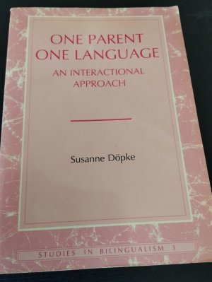 gebrauchtes Buch – Susanne Döpke – One Parent, One Language