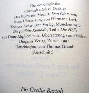 gebrauchtes Buch – Donna Leon – Wie durch ein dunkles Glas