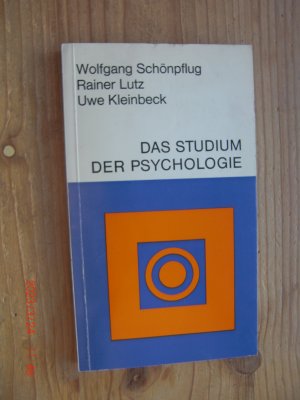 gebrauchtes Buch – Kleinbeck, Uwe  – Das Studium der Psychologie