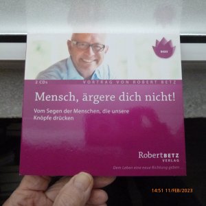 gebrauchtes Hörbuch – Robert Betz – Mensch, ärgere dich nicht! Vom Segen der Menschen, die unsere Knöpfe drücken - 2CD