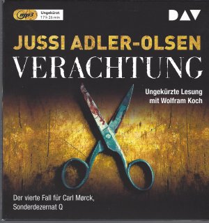 gebrauchtes Hörbuch – Jussi Adler-Olsen – Verachtung - Ungekürzte Lesung mit Wolfram Koch (2 mp3-CDs)