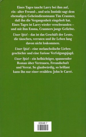 gebrauchtes Buch – John le Carré – Unser Spiel