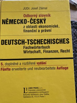 gebrauchtes Buch – Josef zlamal – Deutsch-Tschechisch