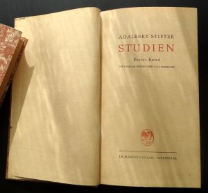 antiquarisches Buch – Adalbert Stifter – Studien - Erster Band + Zweiter Band