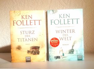 gebrauchtes Buch – Ken Follett – Sturz der Titanen + Winter der Welt - Die Jahrhundert-Saga