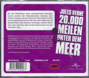 neues Hörbuch – Jules Verne – 20000 Meilen unter dem Meer