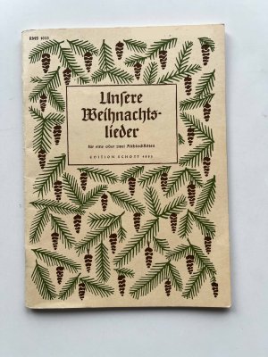 antiquarisches Buch – Hans Hilsdorf  – Unsere Weihnachtslieder (ES 4885) für eine oder zwei Altblockflöten