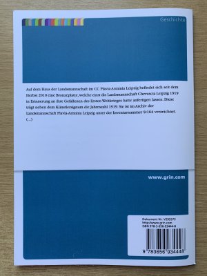 gebrauchtes Buch – Mario Todte – Das Hermannsdenkmal der Landsmannschaft Cheruscia Leipzig von Bildhauer Johannes Hartmann (1869 - 1952)