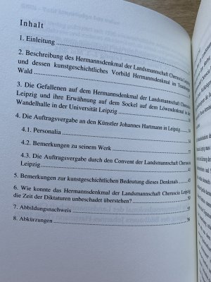 gebrauchtes Buch – Mario Todte – Das Hermannsdenkmal der Landsmannschaft Cheruscia Leipzig von Bildhauer Johannes Hartmann (1869 - 1952)