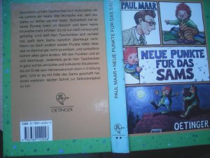 gebrauchtes Buch – Paul Maar – Das Sams 3. Neue Punkte für das Sams. Mit Orig.-Zeichnung vom Autor.