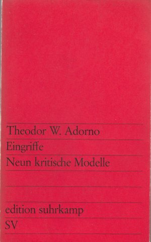 Eingriffe. Neun kritische Modelle - Signiert