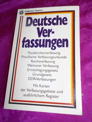 Deutsche Verfassungen