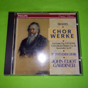 gebrauchter Tonträger – Monteverdi Chor John Elliot Gardiner – Brahms Chor Werke