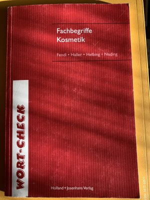 gebrauchtes Buch – Fendl, Annabel; Haller – Fachbegriffe Kosmetik