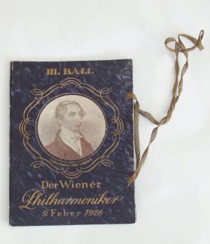 Ballspende vom 3. Ball der Wiener Philharmoniker am 9. Feber 1926