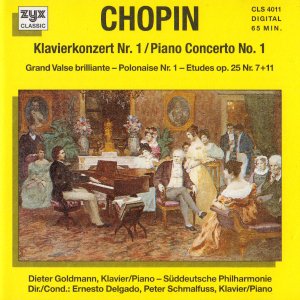 gebrauchter Tonträger – Dieter Goldmann, Peter Schmalfuss - Klavier – Chopin: Klavierkonzert Nr.1