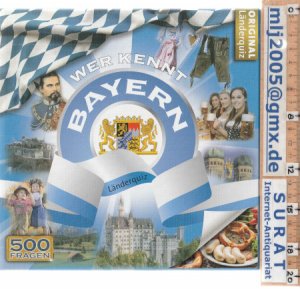 500 Fragen Bayern pur. Wer kennt Bayern? Original Länderquiz.