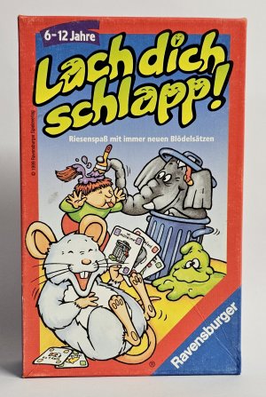 gebrauchtes Spiel – Ravensburger – Lach dich schlapp Riesenspaß mit immer neuen Blödelsätzen a27