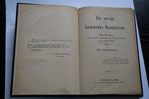 Die vorige und die kommende Revolution : Eine Vorlesung aus Anlaß des französischen Revolutionsjubiläums dem deutschen Volke gehalten.