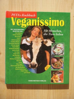 gebrauchtes Buch – PETA  – Veganissimo - das Kochbuch für Menschen, die Tiere lieben