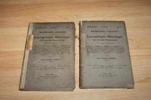 Semon's Internationales Centralblatt für Laryngologie, Rhinologie und verwandte Wissenschaften. 13.+ 19. Jahrgang (Juli 1897/1903)