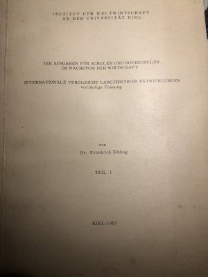 Die Ausgaben für Schulen und Hochschulen im Wachstum der Wirtschaft - Internationale Vergleiche langfristiger Entwicklungen - vorläufige Fassung Teil […]