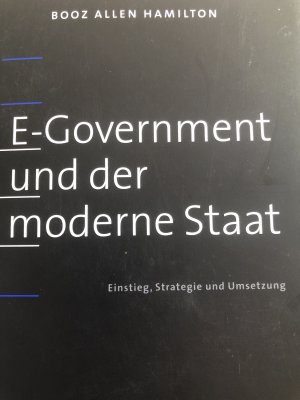 E-Government und der moderne Staat