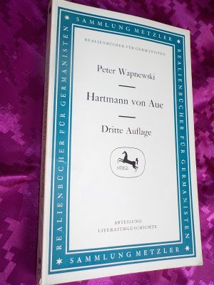 antiquarisches Buch – Wapnewski Peter – Hartmann von Aue