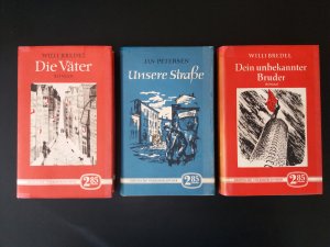 Drei Bände gleicher Ausstattung 1) Dein unbekannter Bruder. Roman. Klassenkampf und Antifaschismus in Hamburg. 2) Die Väter. Arbeiterliteratur / Hamburg […]